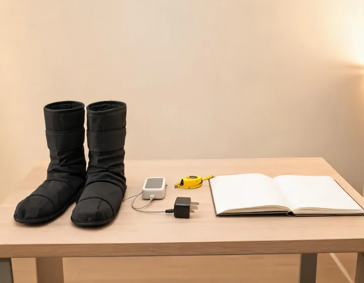Leg compression boots specification review desk